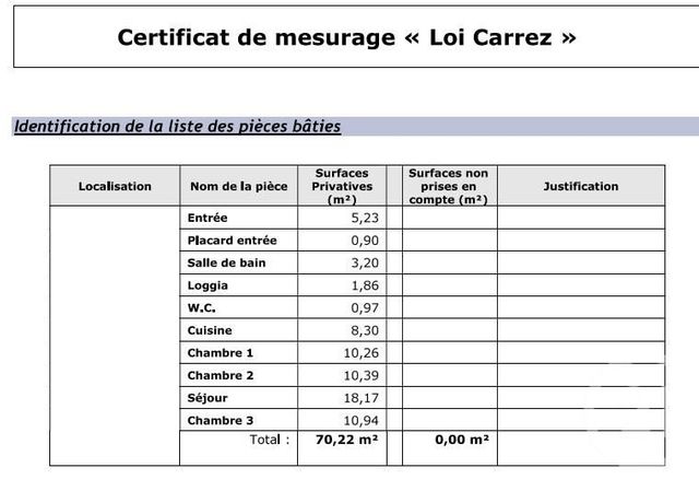 Appartement T4 &agrave; vendre - 4 pi&egrave;ces - 70,22 m2 - Rennes - 35 - BRETAGNE