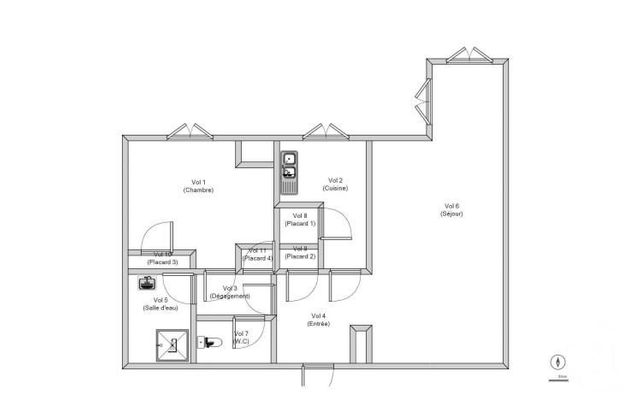 Appartement F2 &agrave; vendre - 2 pi&egrave;ces - 54 m2 - Rennes - 35 - BRETAGNE