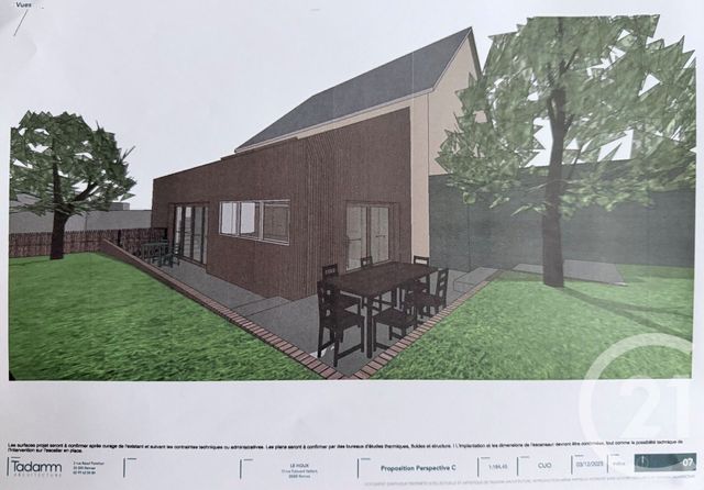 Maison &agrave; vendre - 3 pi&egrave;ces - 50 m2 - Rennes - 35 - BRETAGNE