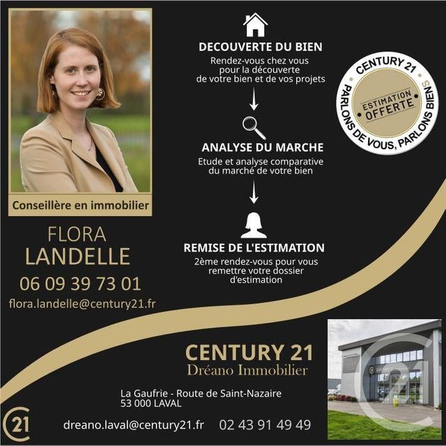 Afficher la photo en grand Maison à vendre - 3 pièces - 74,05 m2 - Val Du Maine - 53 - PAYS-DE-LOIRE