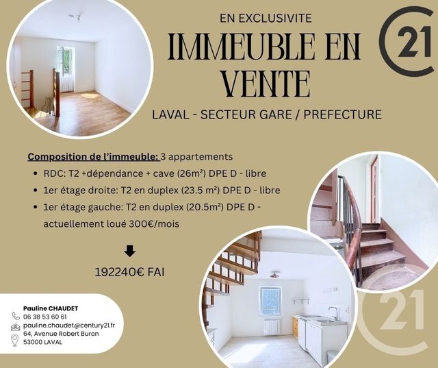 Immeuble à vendre LAVAL
