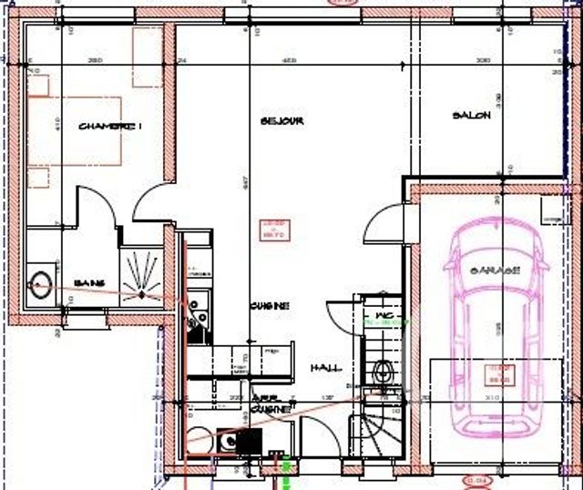 Maison &agrave; vendre - 5 pi&egrave;ces - 100,46 m2 - St Meen Le Grand - 35 - BRETAGNE