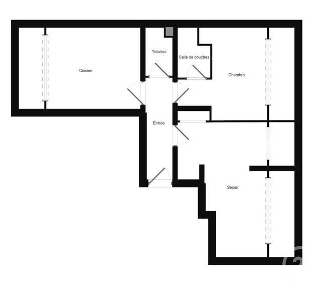 Appartement F2 à vendre - 2 pièces - 49,35 m2 - La Baule Escoublac - 44 - PAYS-DE-LOIRE