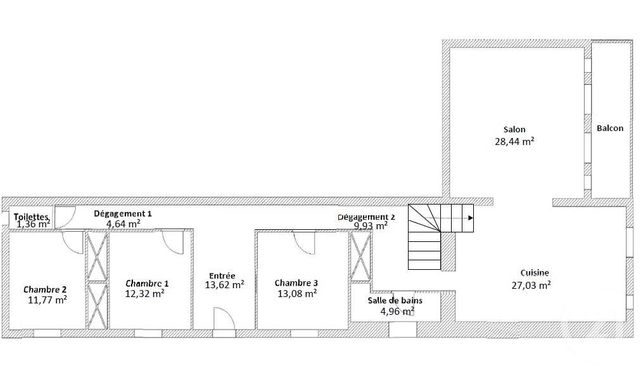 Appartement T5 &agrave; vendre - 5 pi&egrave;ces - 145,77 m2 - La Baule - 44 - PAYS-DE-LOIRE