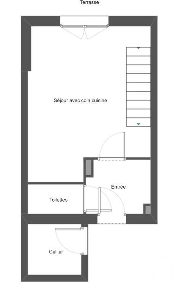 Maison à vendre - 2 pièces - 24,17 m2 - Batz Sur Mer - 44 - PAYS-DE-LOIRE